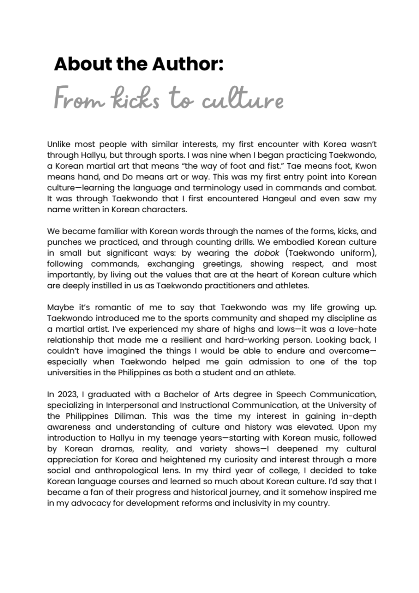 MAEUM - From Kicks to Culture: A 5-Day Journey into the Soul of South Korea
